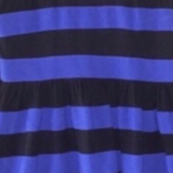🦋LUCY & CO.🦋 BLUE AND BLACK STRIPED DRESS🦋 - Picture 4 of 8